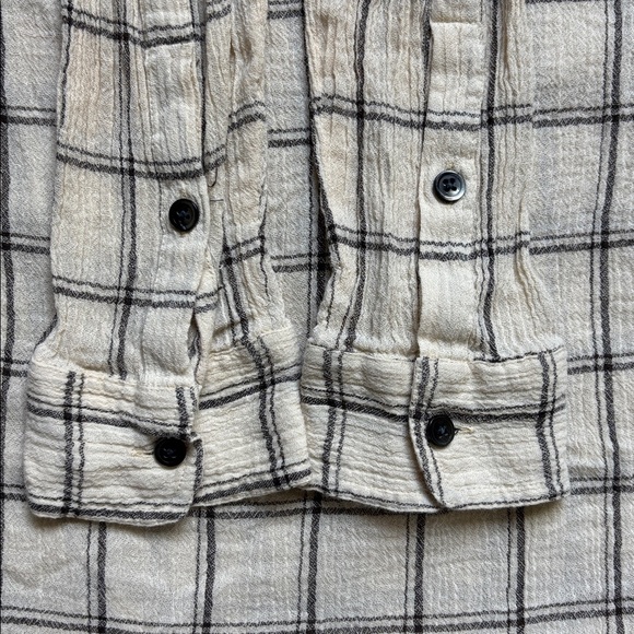 Madewell Women’s Plaid Flannel Button Down Shirt 100% COTTON Size S - Picture 9 of 9